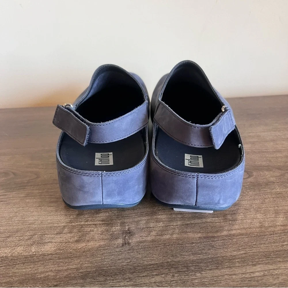 FITFLOP NEW Men’s SHUV Nubuck Back-Strap Clog Size 11 #785